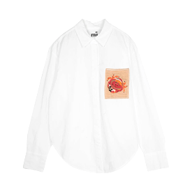 COTTON SHIRT MILOU LE CRABE EMBROIDERY