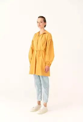 Cotton Tunic Long Solid Shirt