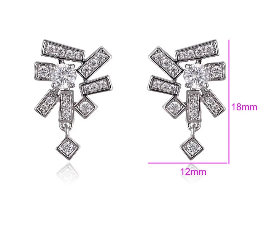 Cubic zirconia Drop Earrings