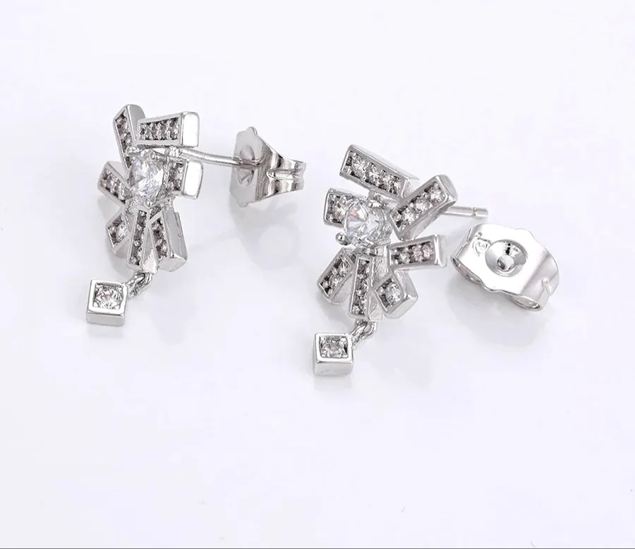 Cubic zirconia Drop Earrings