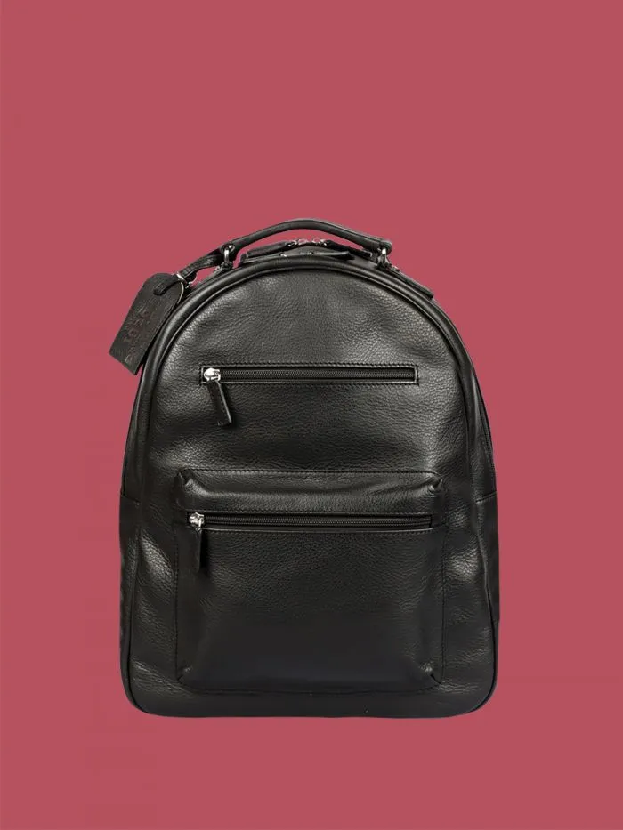 DAL 1926 Grained leather backpack 