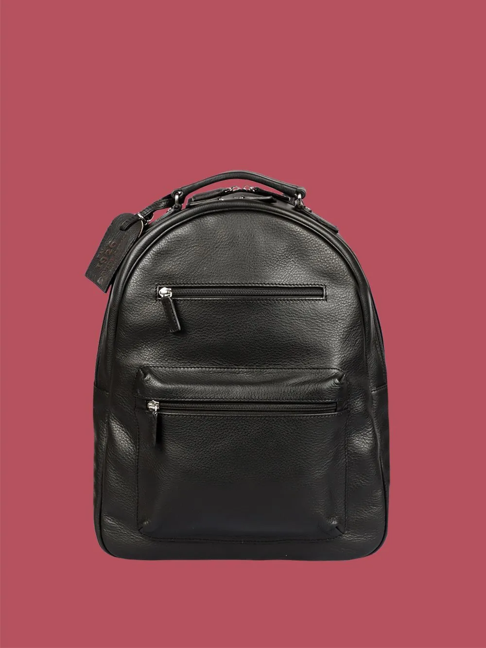 DAL 1926 Grained leather backpack 