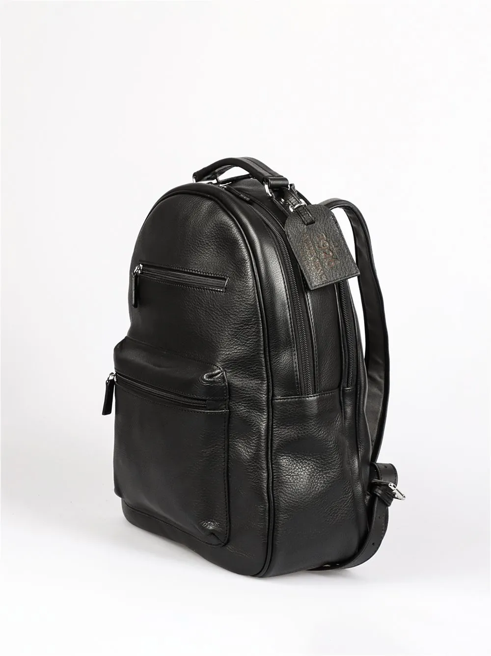 DAL 1926 Grained leather backpack 