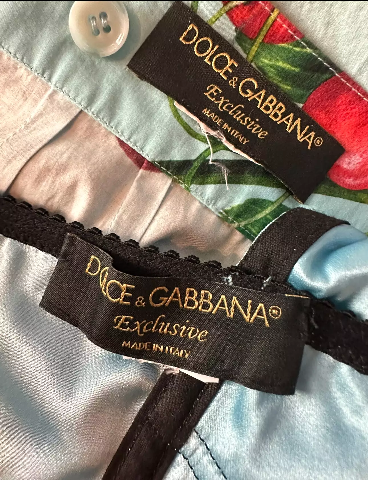 DOLCE & GABBANA - Brassiere & long Skirt cherries size 40 IT