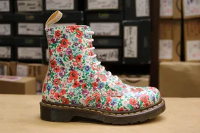 Dr Martens - White Poppy Pascal Boot (8 Eyelet)