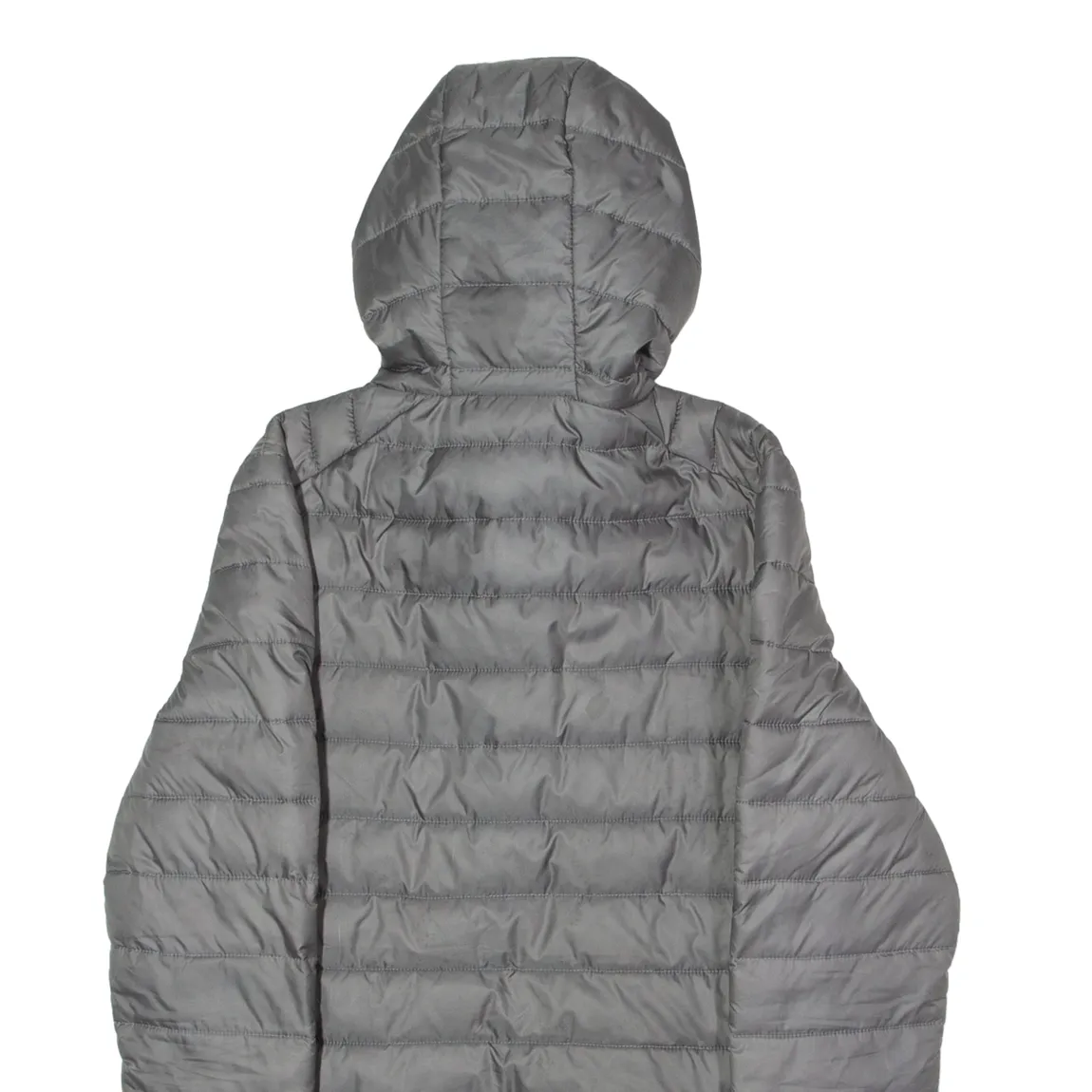 ELLESSE Mens Puffer Jacket Grey Hooded XS