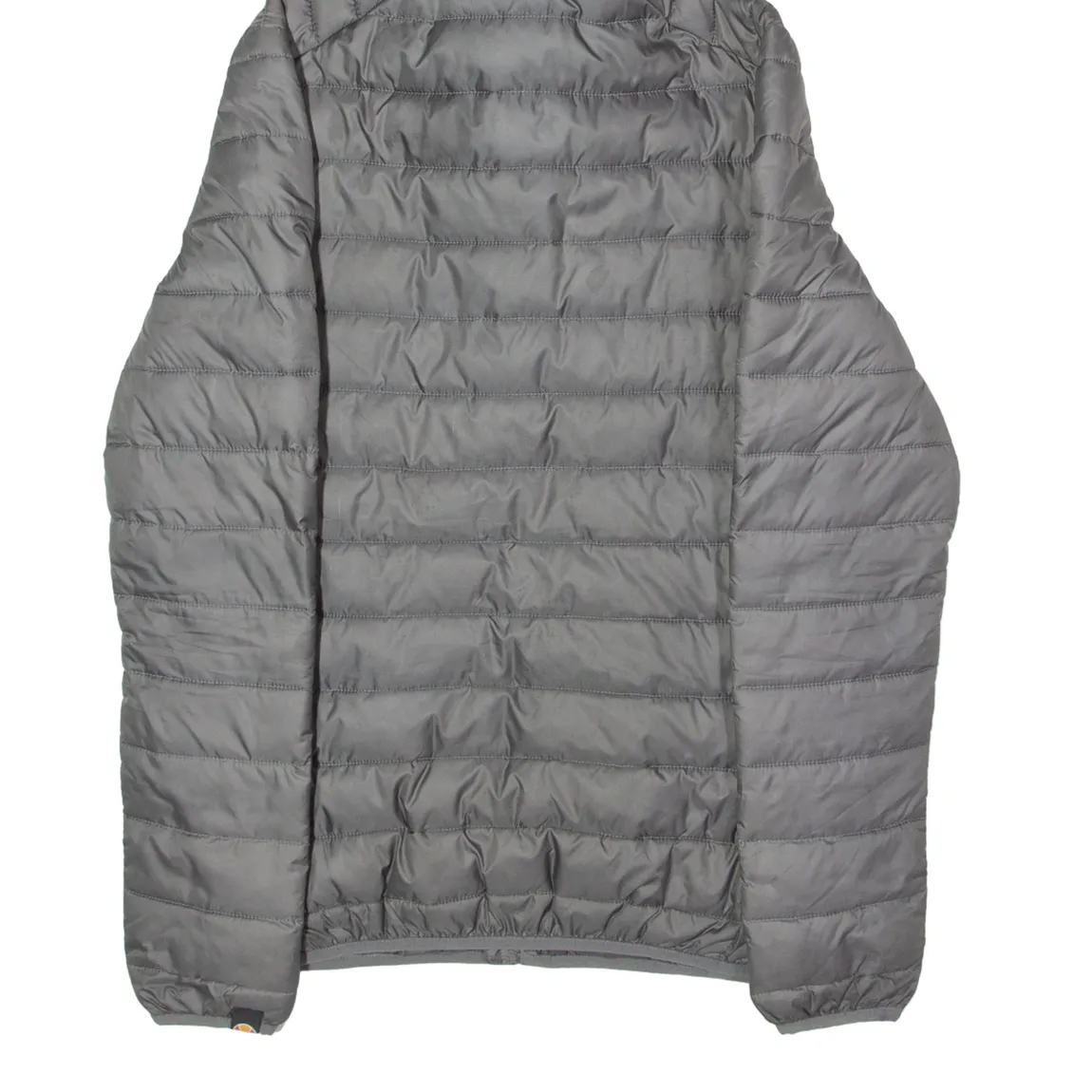 ELLESSE Mens Puffer Jacket Grey Hooded XS