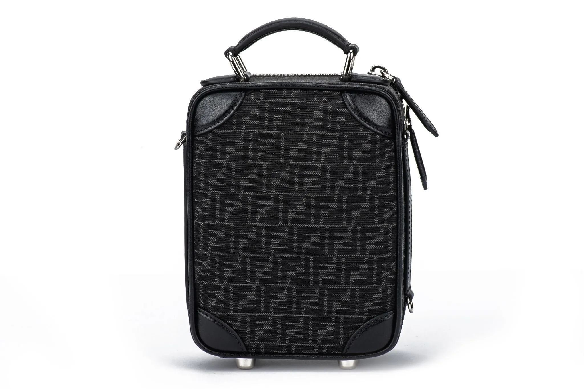 Fendi Shoulder Travel Bag with FF Logo