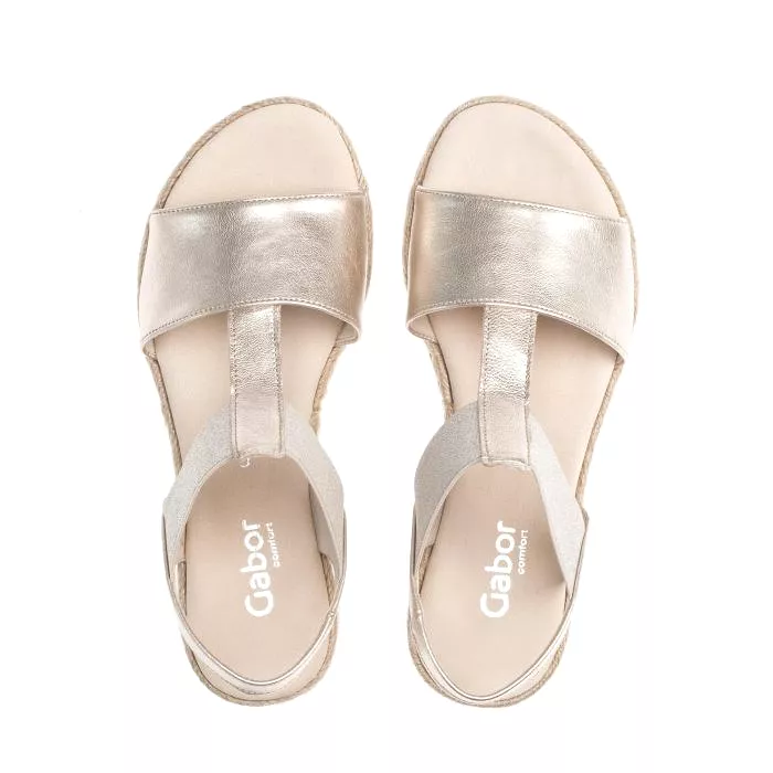 *FINAL SALE*22723.89 - Metallic Beige Leather