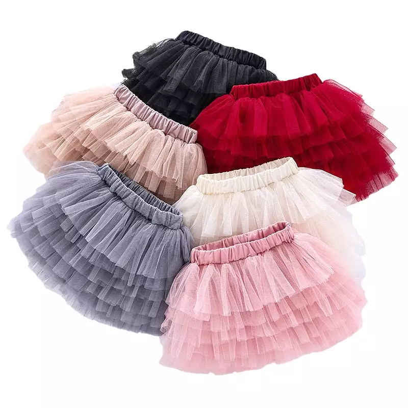 Fluffy Tutu Mesh Skirt