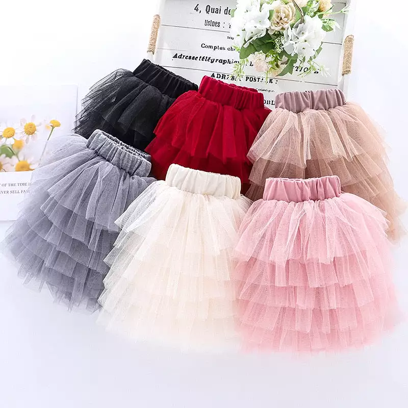 Fluffy Tutu Mesh Skirt