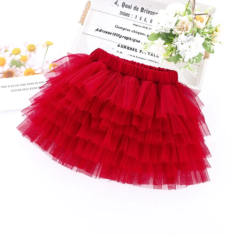 Fluffy Tutu Mesh Skirt