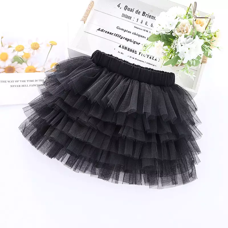 Fluffy Tutu Mesh Skirt