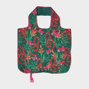 Foldable Shopping Tote - Jungle Snake