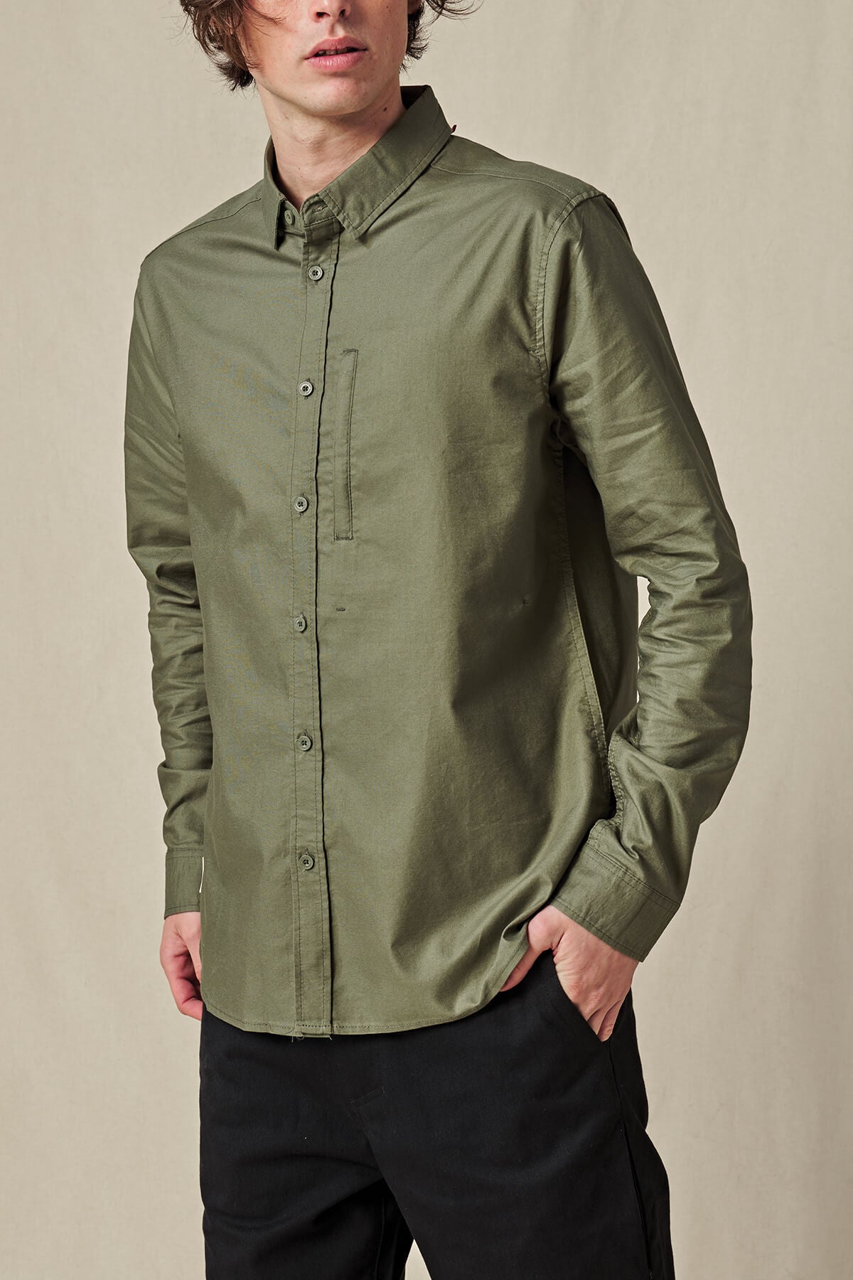 Foundation LS Shirt - Olive