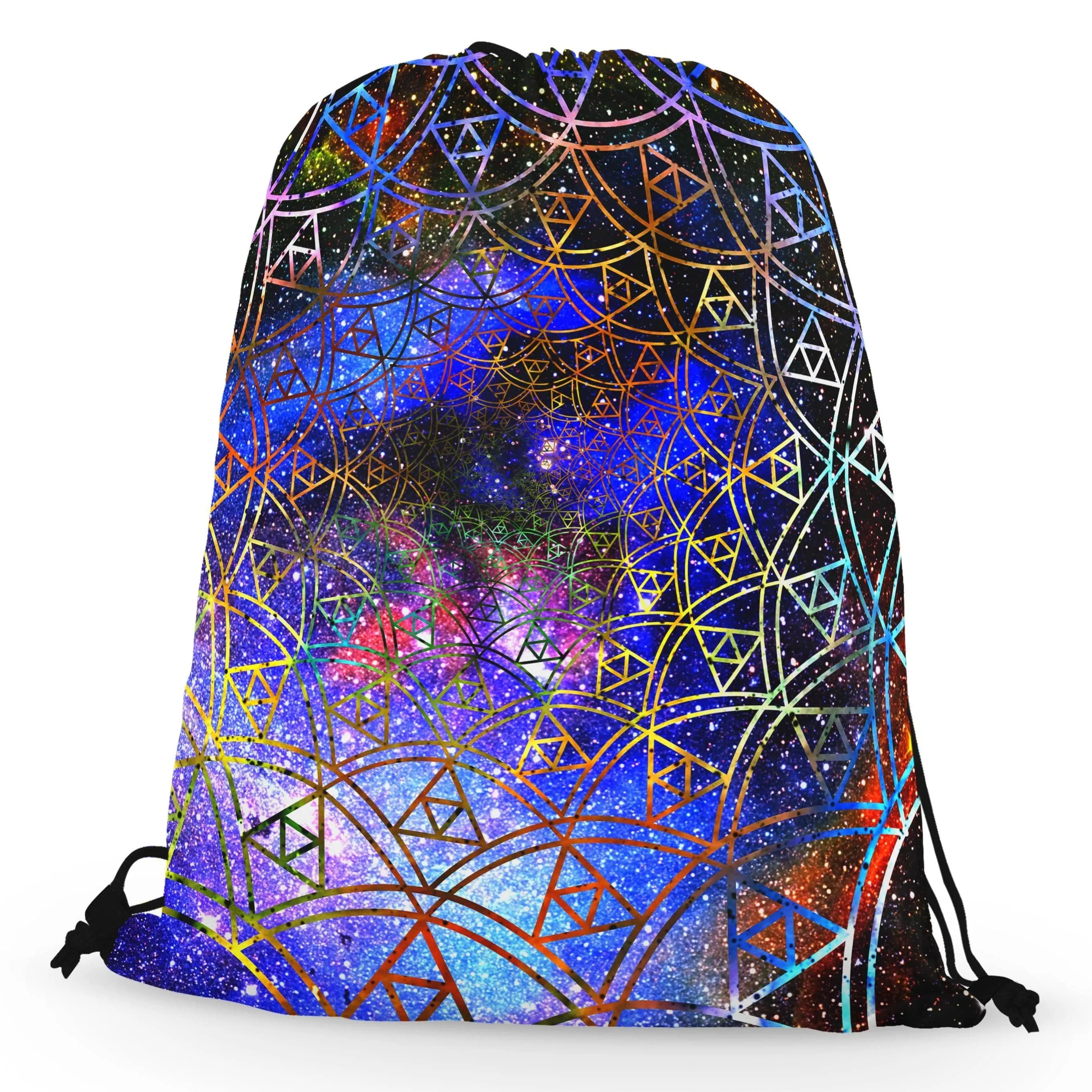 Fractal Drawstring Bag