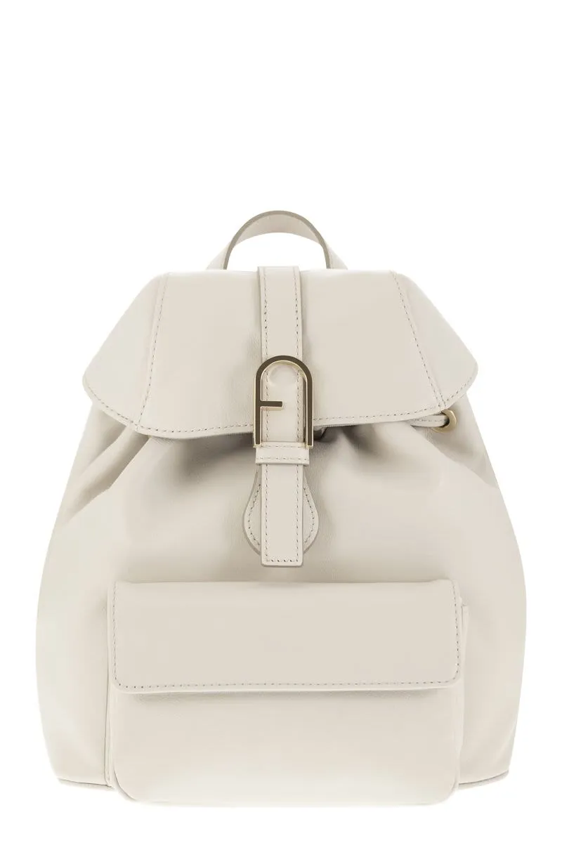 FURLA FLOW S LEATHER BACKPACK