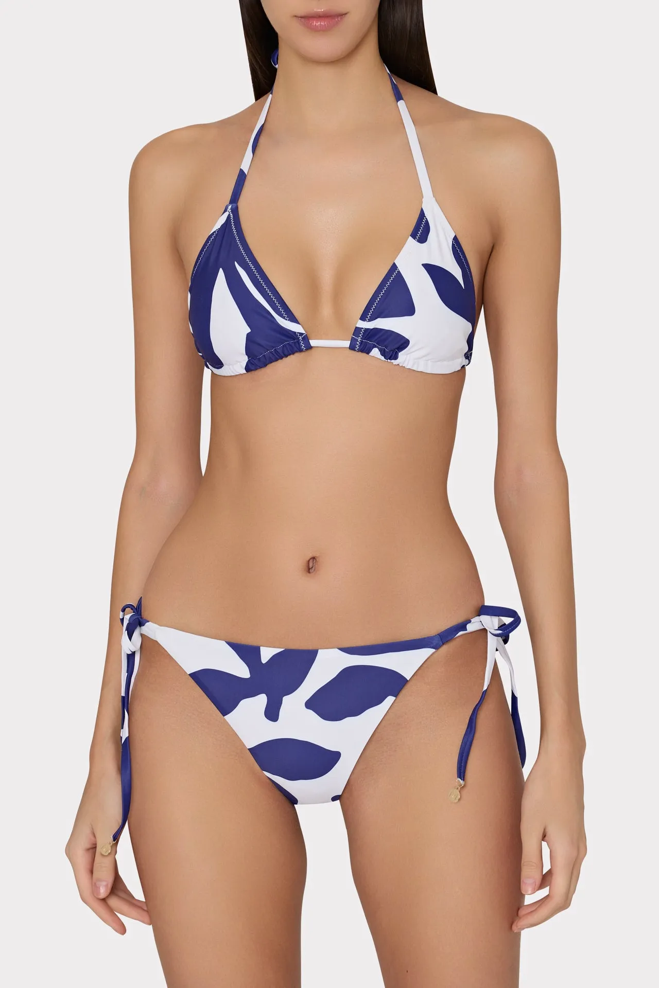 Grand Foliage Triangle Bikini Top