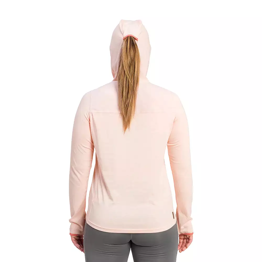 Grundens Women's Shorebreak Performance Lightweight Fishing Hoodie Pastel Green