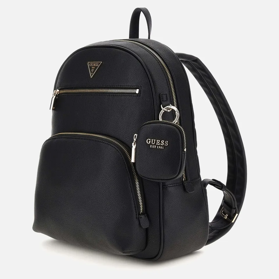 Guess Powerplay Grained-Effect Faux Leather Backpack