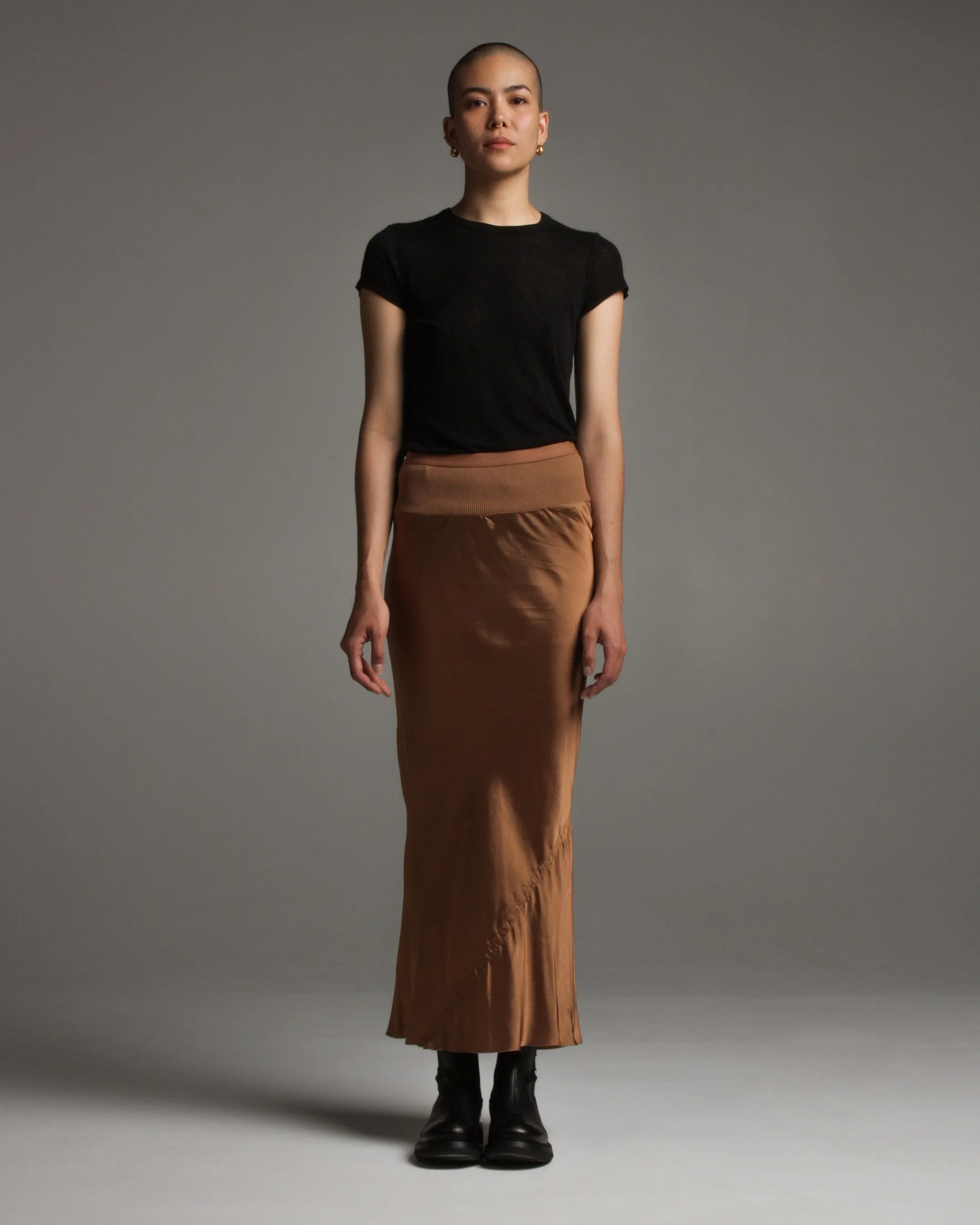 Honey Calf Bias Skirt