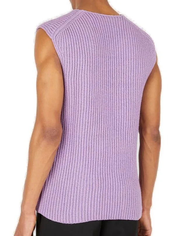 Jil Sander Rib-Knitted Vest