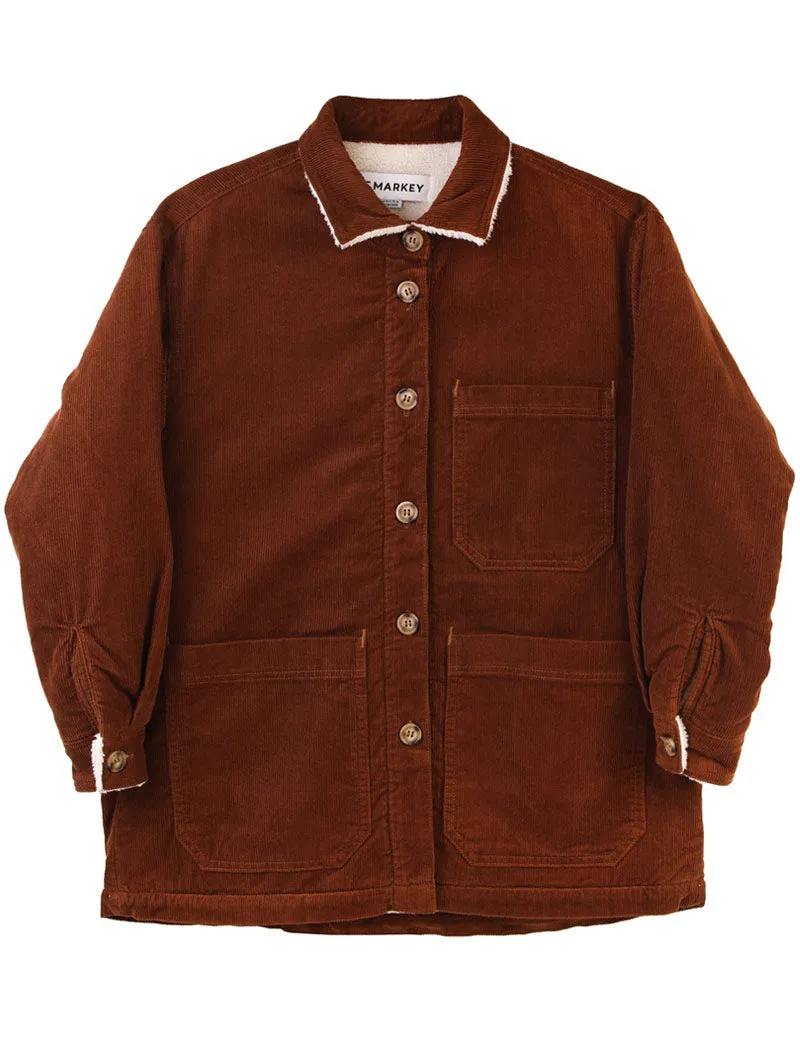 Lf Markey Chore Coat Corduroy Chocolate