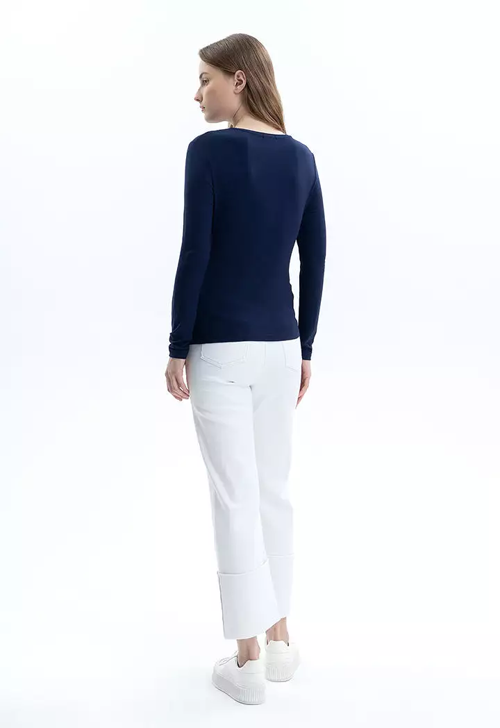 Long Sleeve Basic Solid Top