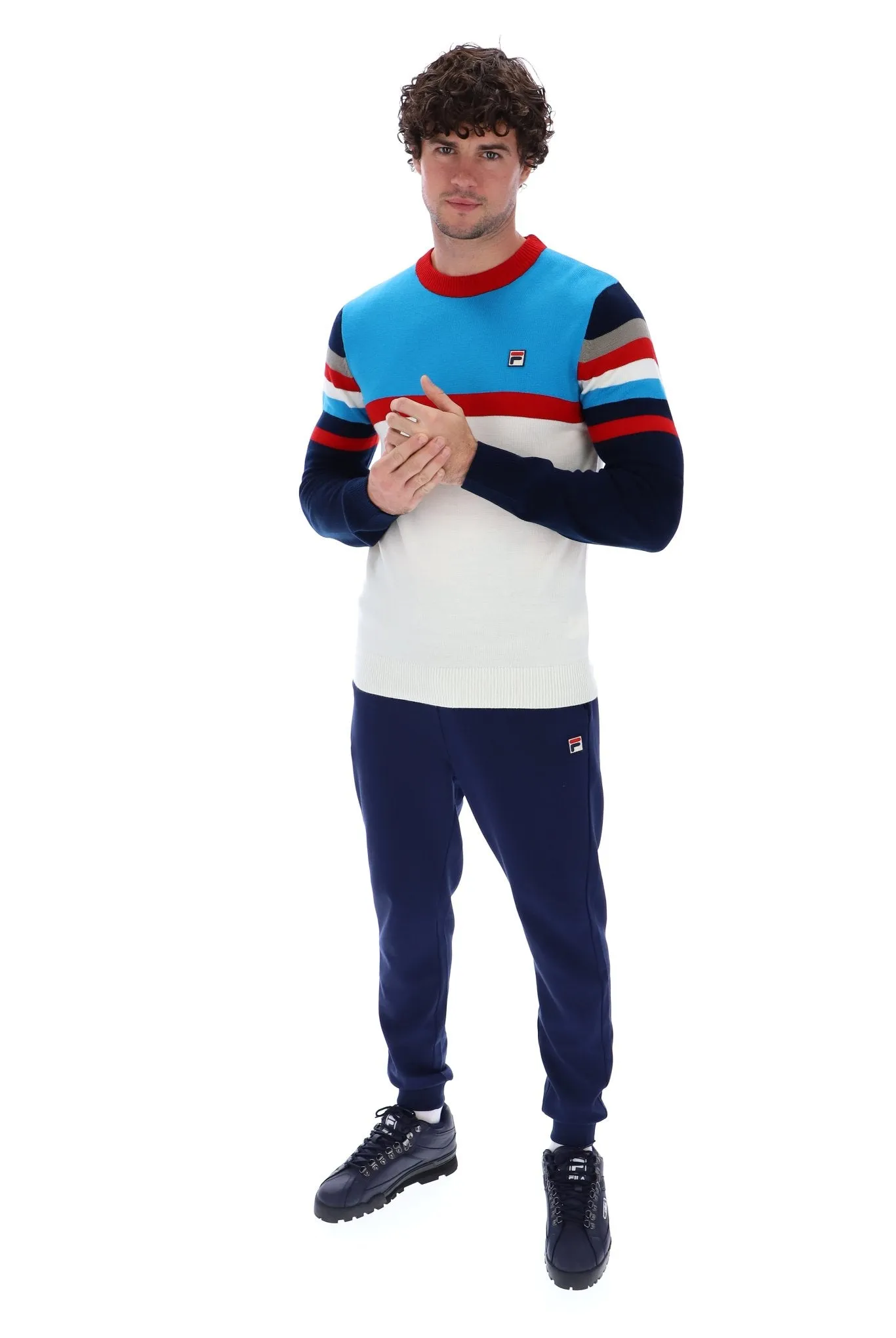 Lorenzo Stripe Crew Sweater