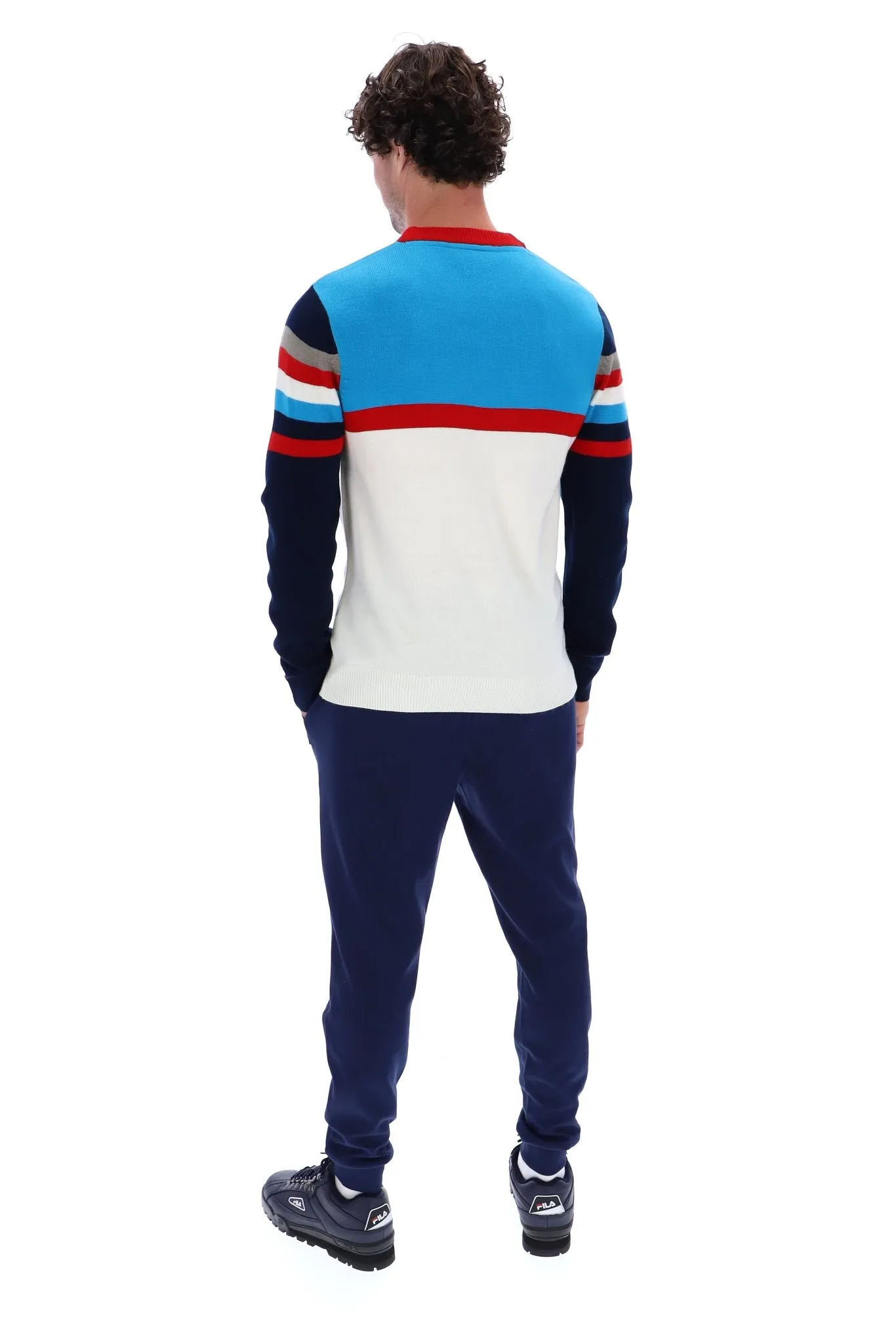 Lorenzo Stripe Crew Sweater