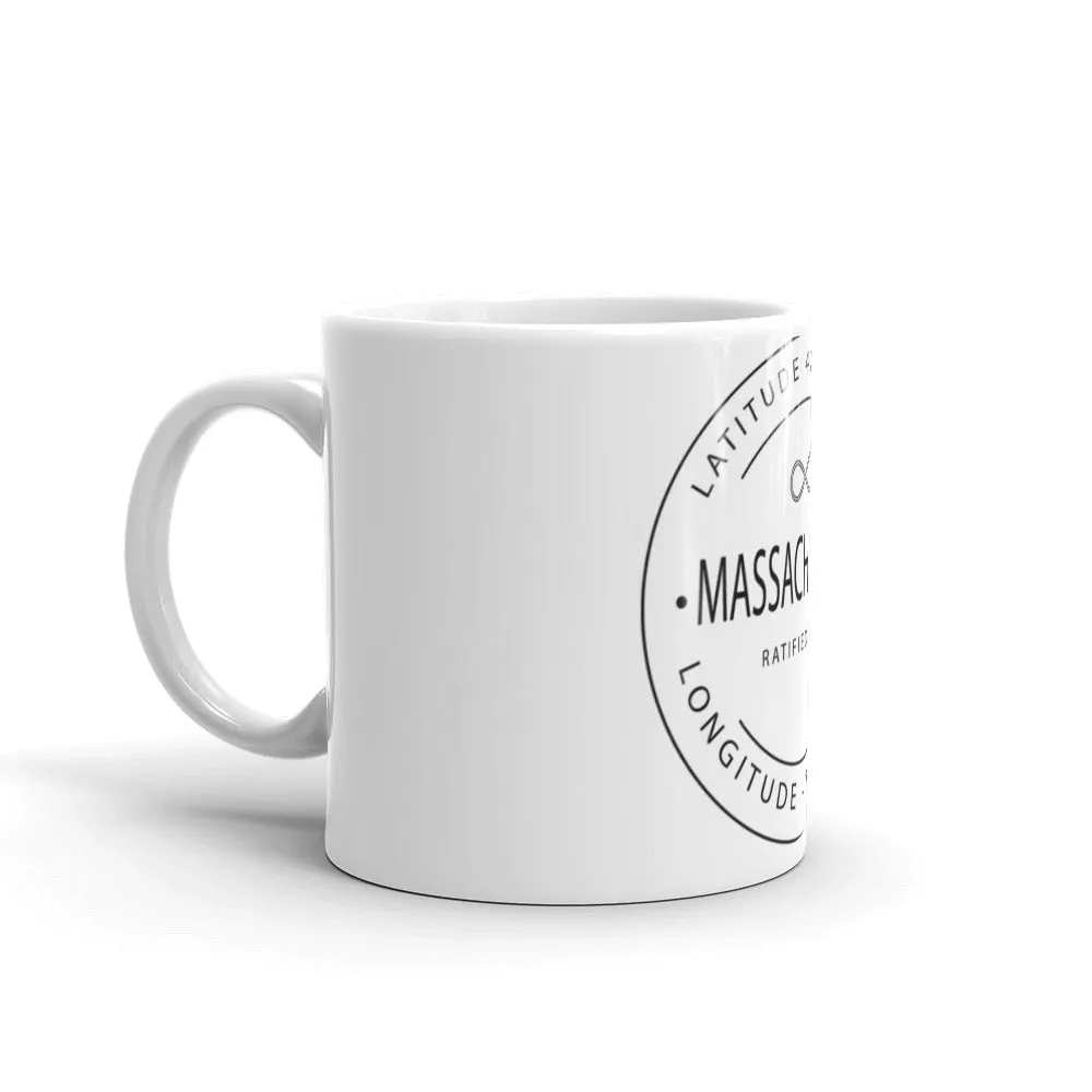 Massachusetts - Mug - Latitude & Longitude