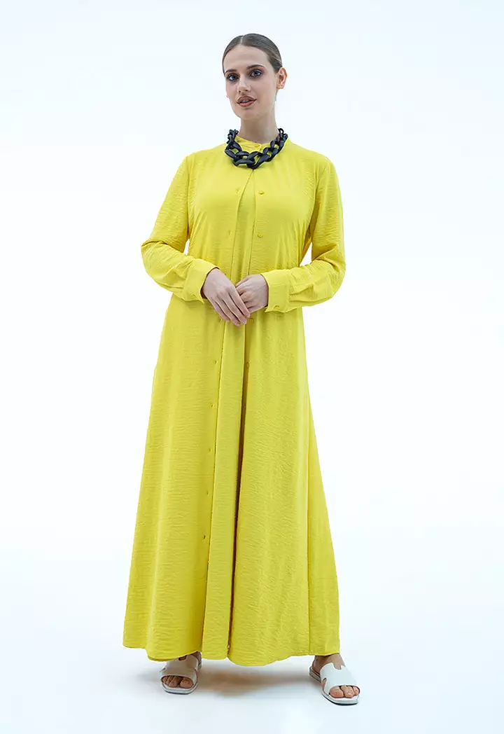 Maxi Shirt Dress With Self-Fabric Belt