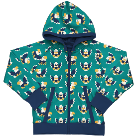 Maxomorra Dream Job Eagle Reversible Zip Hoodie