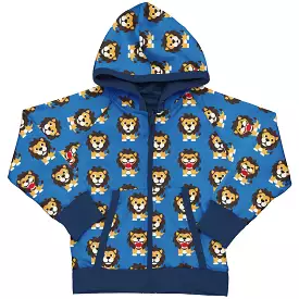 Maxomorra Pick & Mix Lion Reversible Zip Hoodie