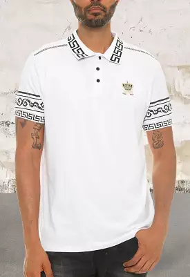 Men Version Couture White Polo Shirt