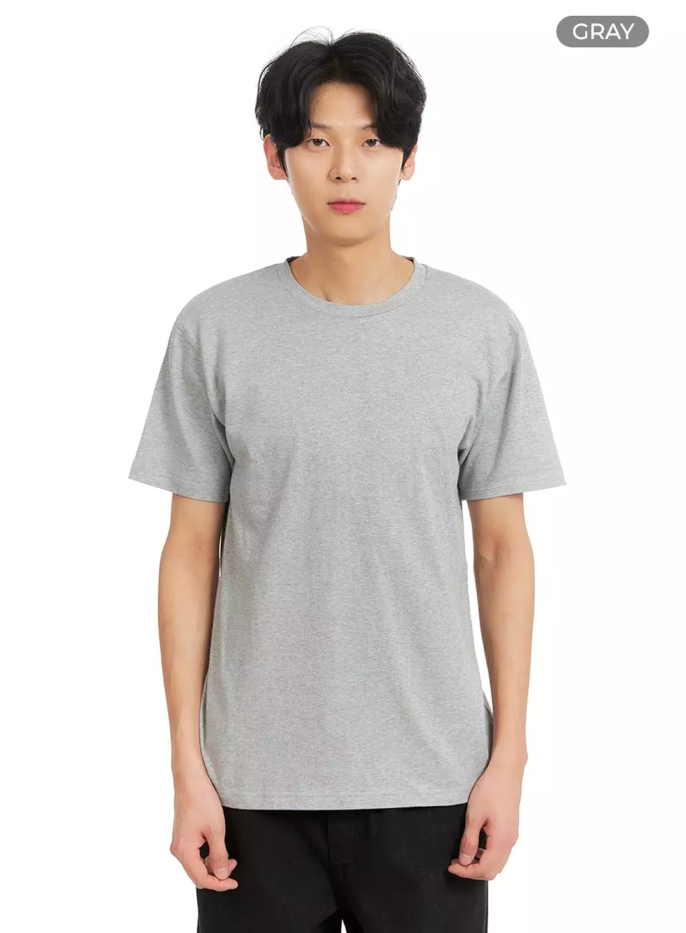 Men's Basic Cotton T-Shirt IA401