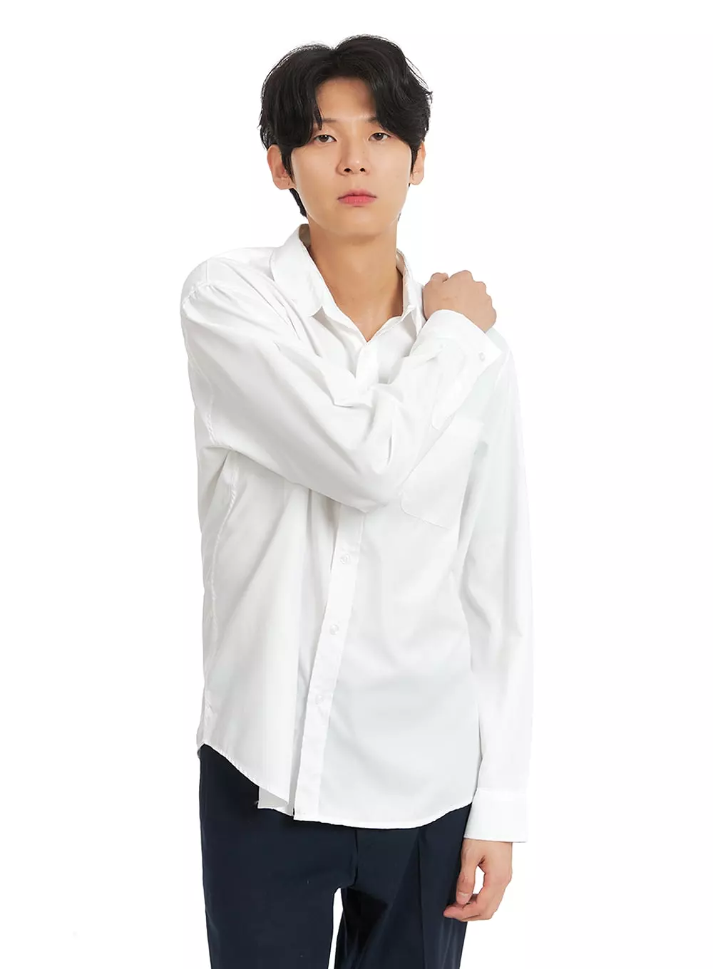 Men's Basic Linen Shirt IA401