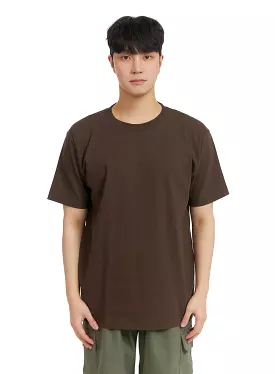 Men's Basic Short Sleeve T-Shirt IA402 / Brown