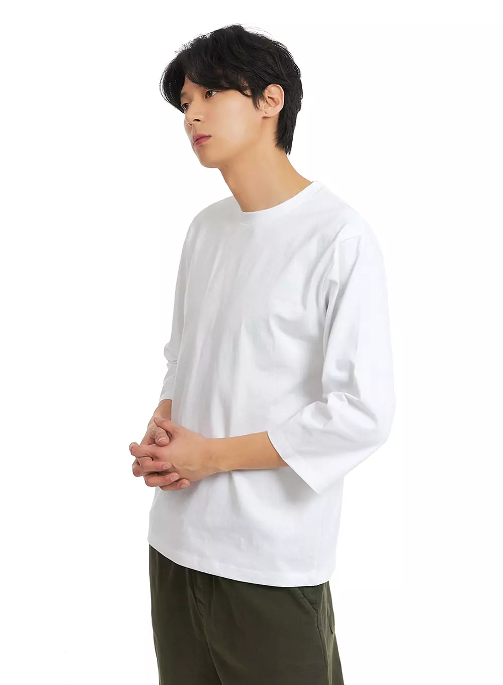 Men's Cotton Classic Round Neck T-Shirt IA401