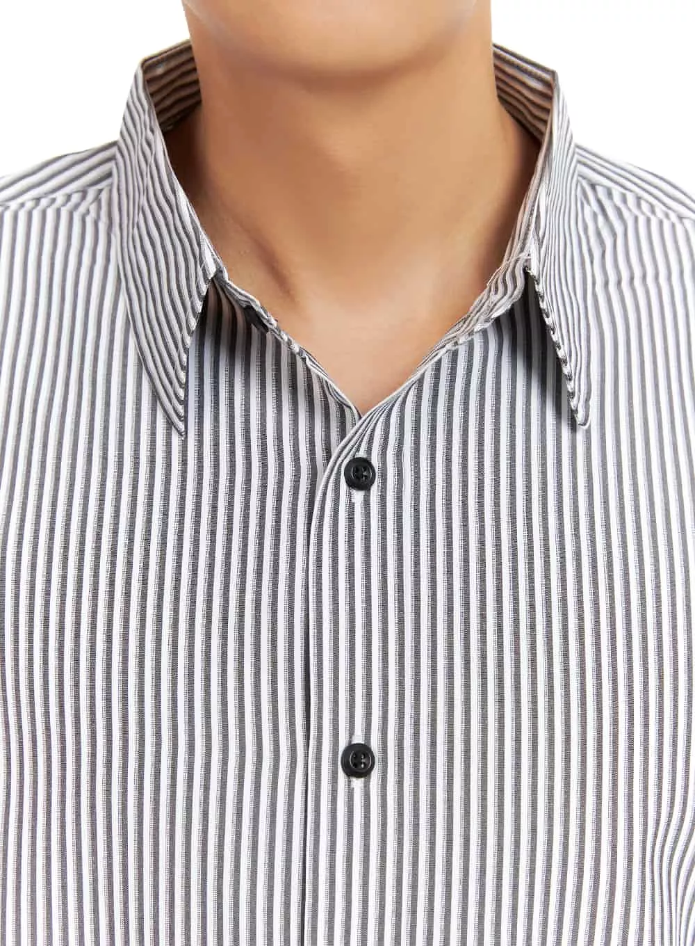 Men's Stripe Collared Shirt IA402