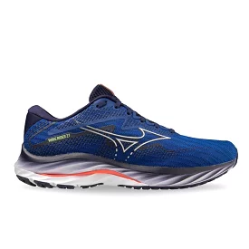 Mizuno Men's Wave Rider 27 - Surf The Web/White