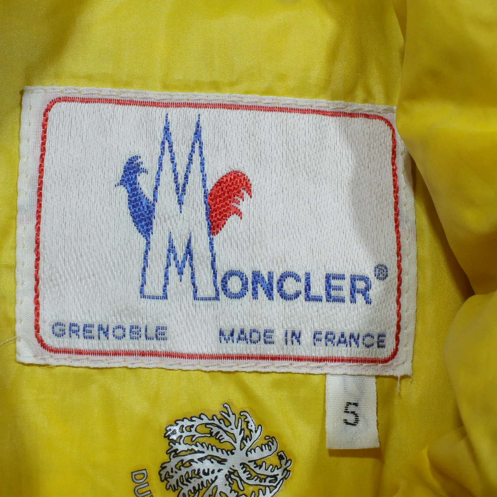 MONCLER Insulated Mens Puffer Jacket Yellow 2XL