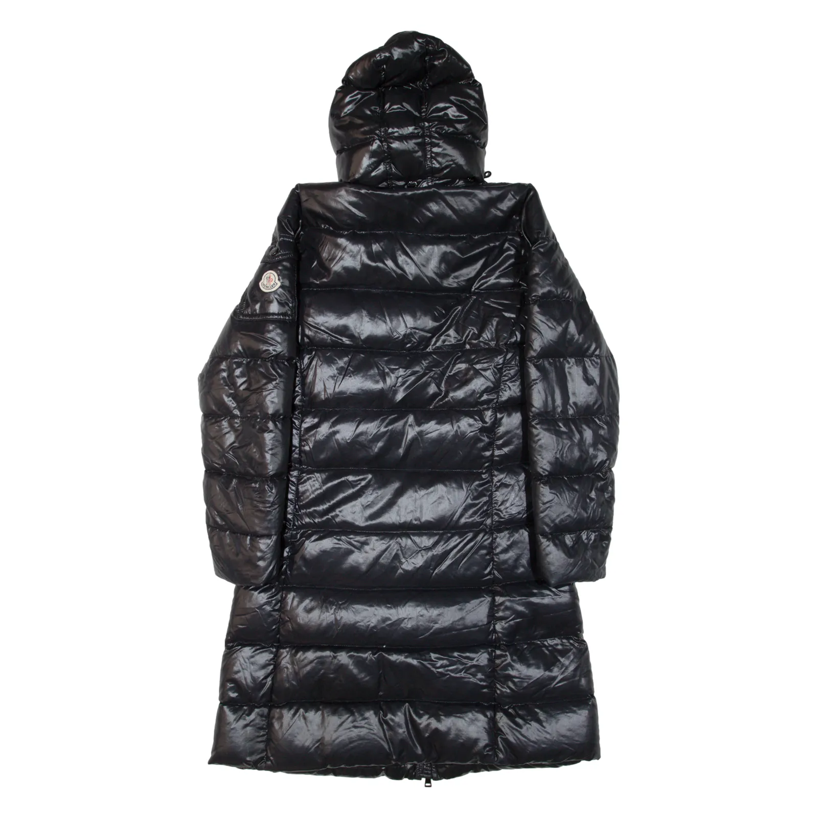 MONCLER Insulated Womens Puffer Coat Black Hooded S