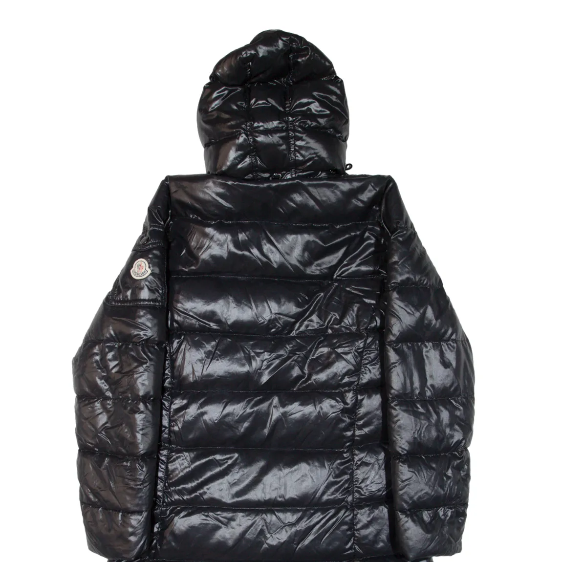 MONCLER Insulated Womens Puffer Coat Black Hooded S