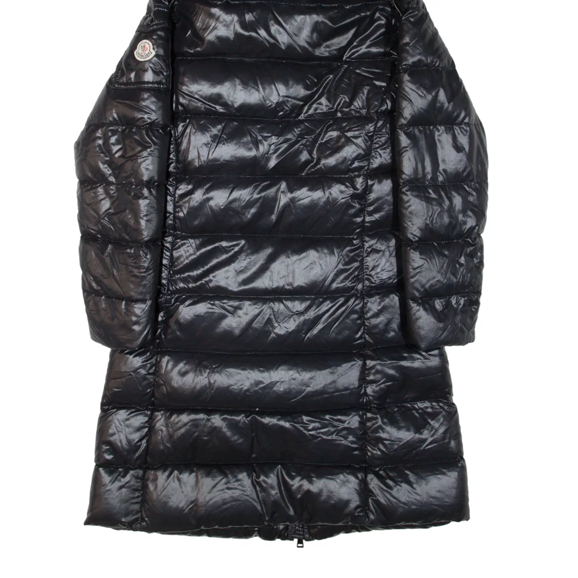 MONCLER Insulated Womens Puffer Coat Black Hooded S