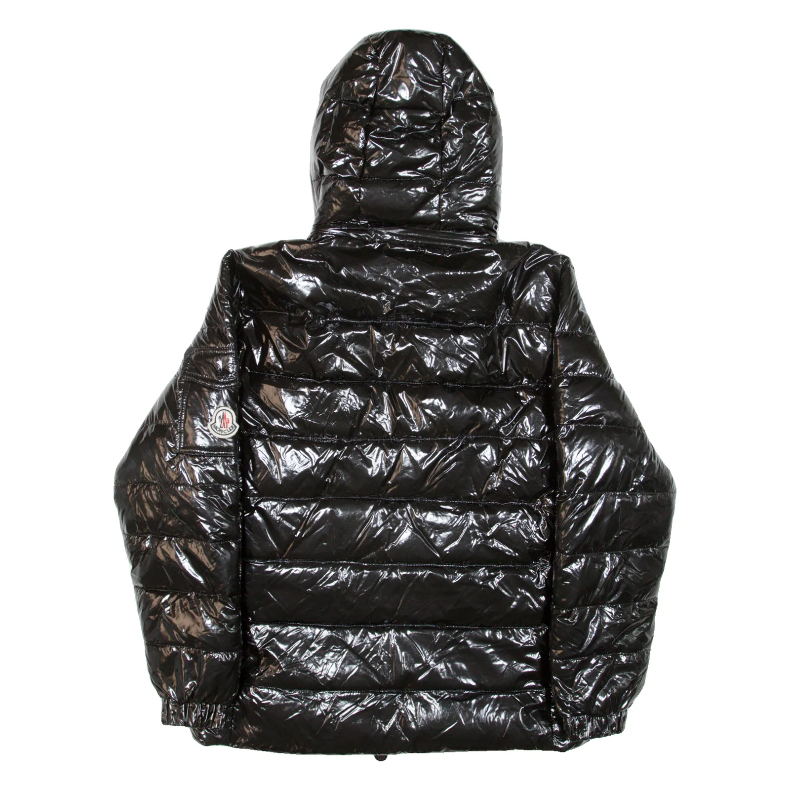 MONCLER Insulated Womens Puffer Jacket Black Hooded M