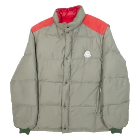 MONCLER Zip-off Insulated Mens Puffer Jacket Green XL