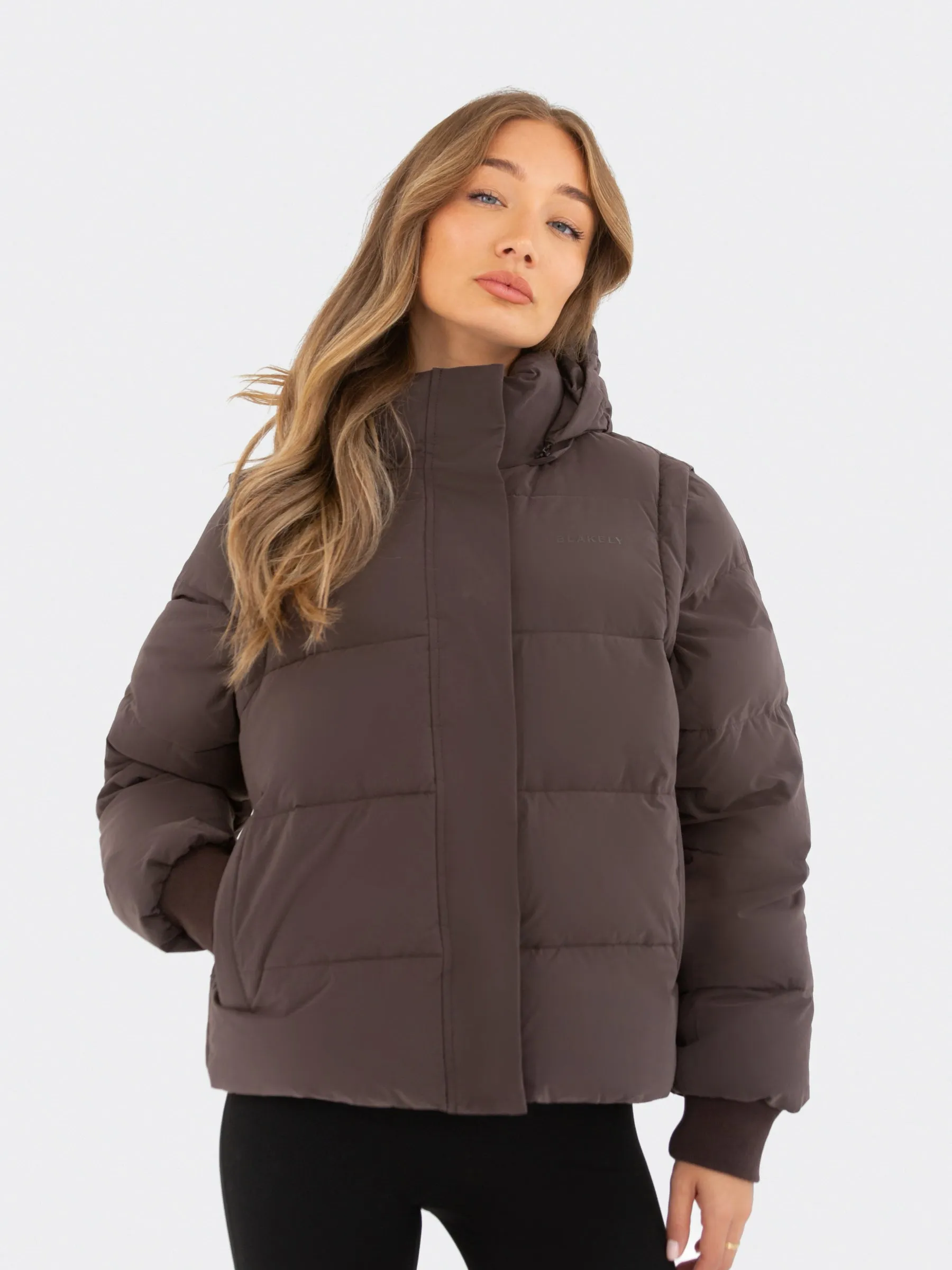 Multiway Puffer Coat 2 - Brown