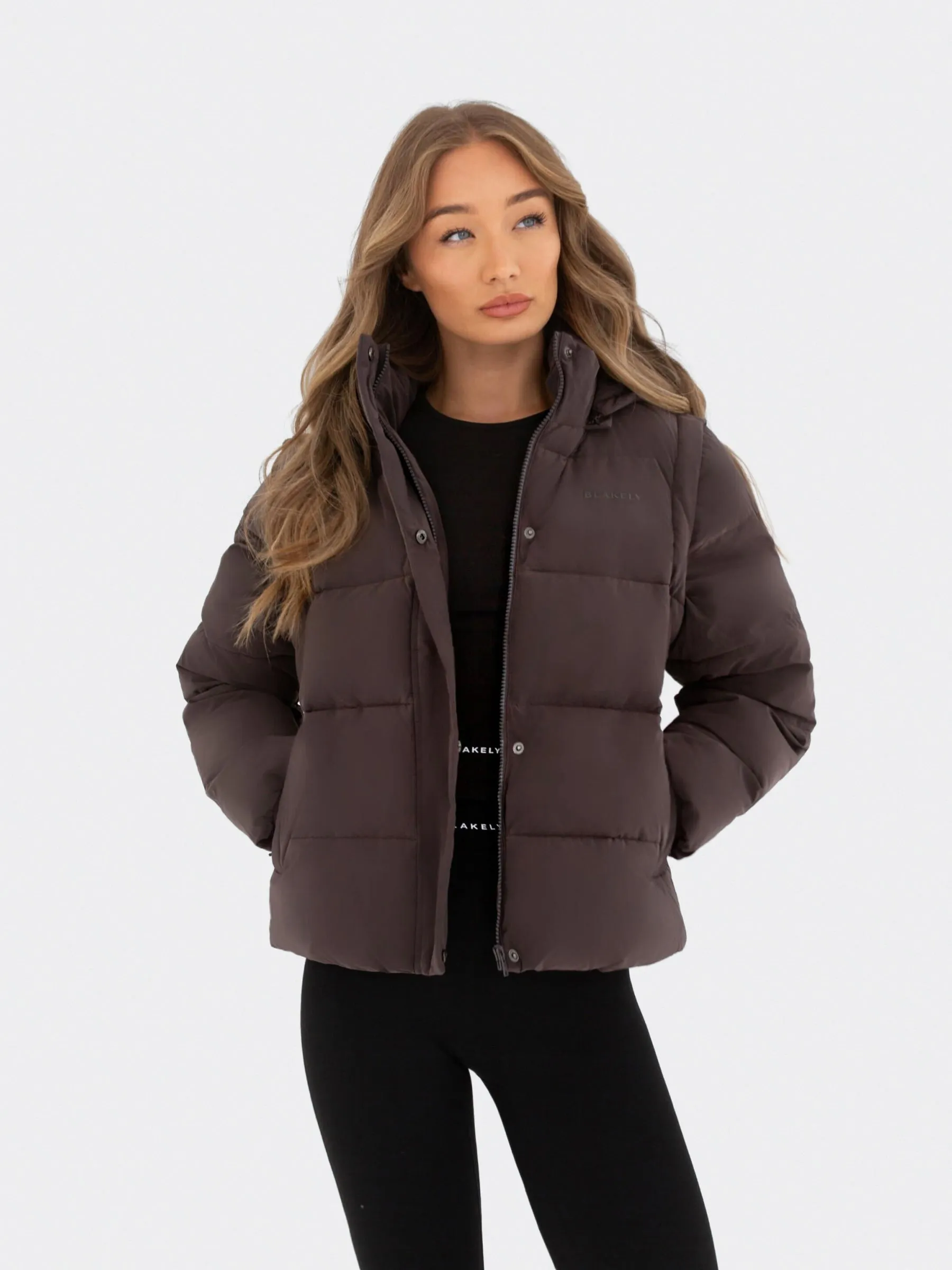 Multiway Puffer Coat 2 - Brown