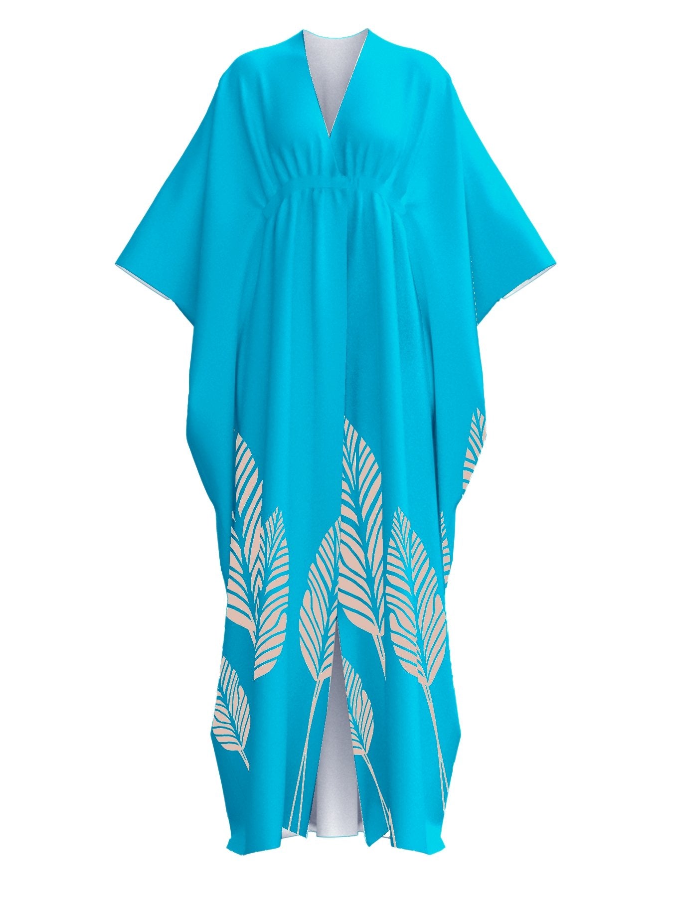 Naim Dress - Palms Blu